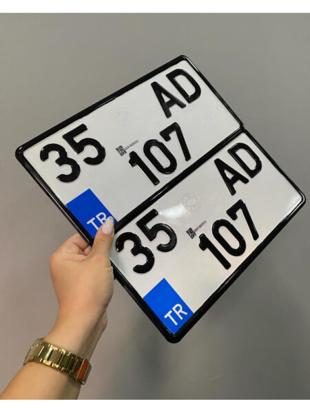 Mühürlü (Kare) App Plaka