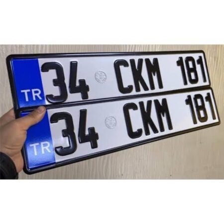 Mühürlü(Uzun)+Mühürlü(Kare) Standart Plaka